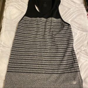 striped workout tank